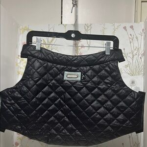 Quilted Black Dog Jacket